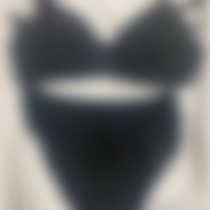 黒Cカップの上下セット(使用済み)